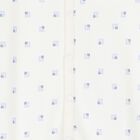 Baby Boys White & Blue Logo Babygrow, 3, hi-res
