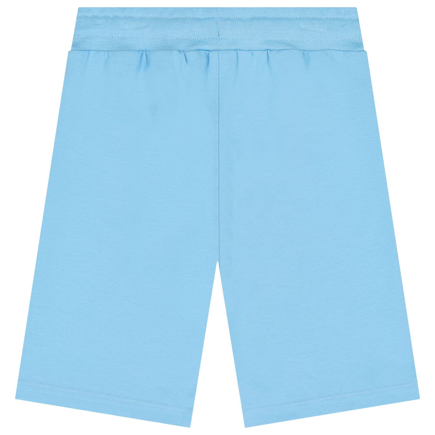 Boys Blue Logo Shorts, 3, hi-res