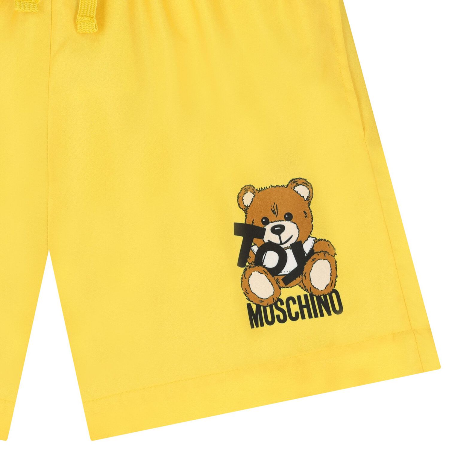 Boys Yellow Logo Swim Shorts, 1, hi-res image number null