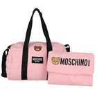 Pink Teddy Logo Baby Changing Bag, 3, hi-res