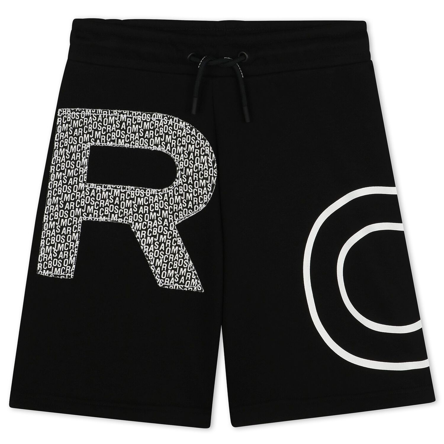 Boys Black Logo Shorts, 1, hi-res image number null
