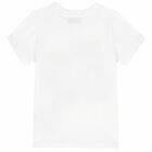 White Teddy Logo T-Shirt, 1, hi-res