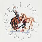 Boys Ivory Horse Logo T-Shirt, 1, hi-res