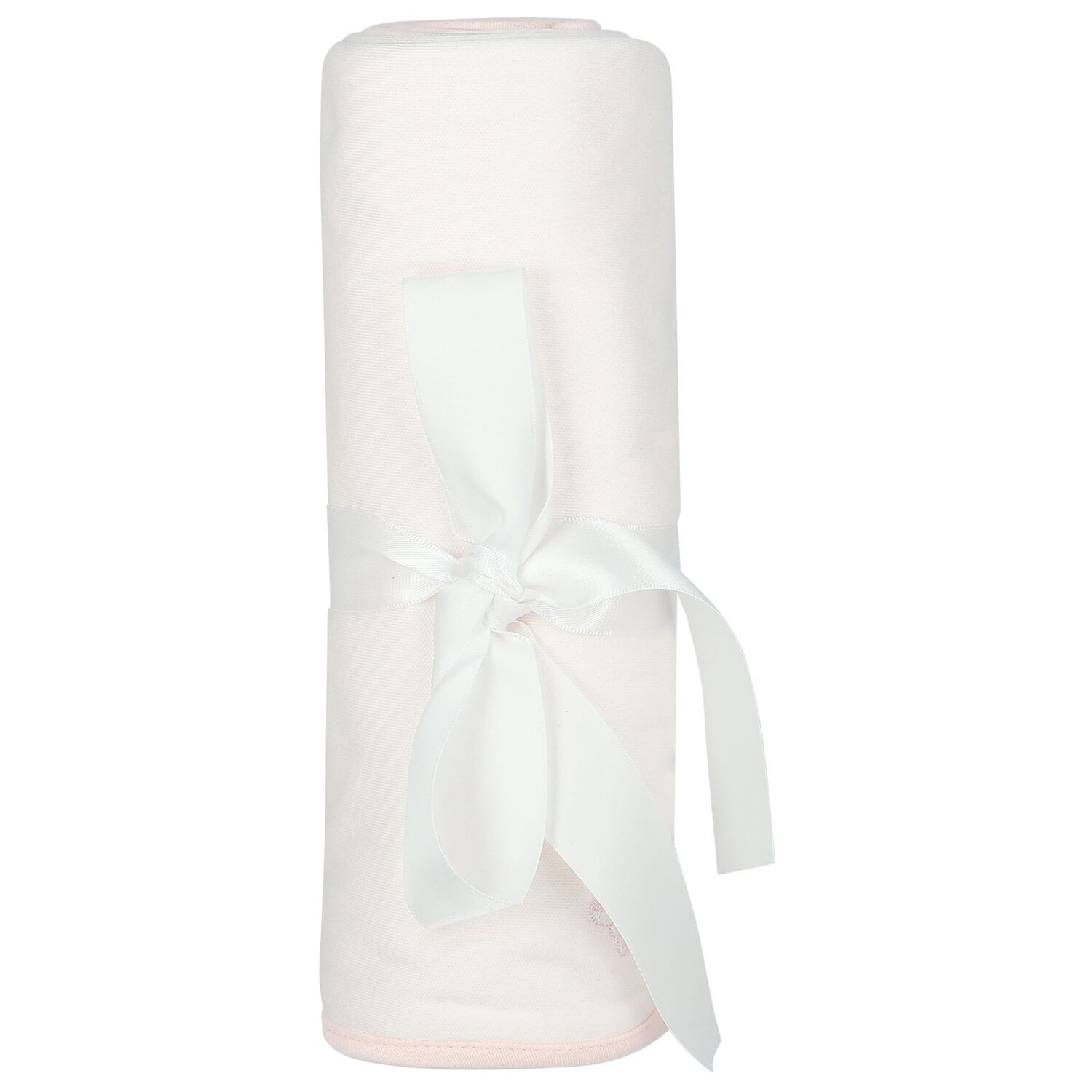 Baby Girls Pink & White Blanket, 2, hi-res