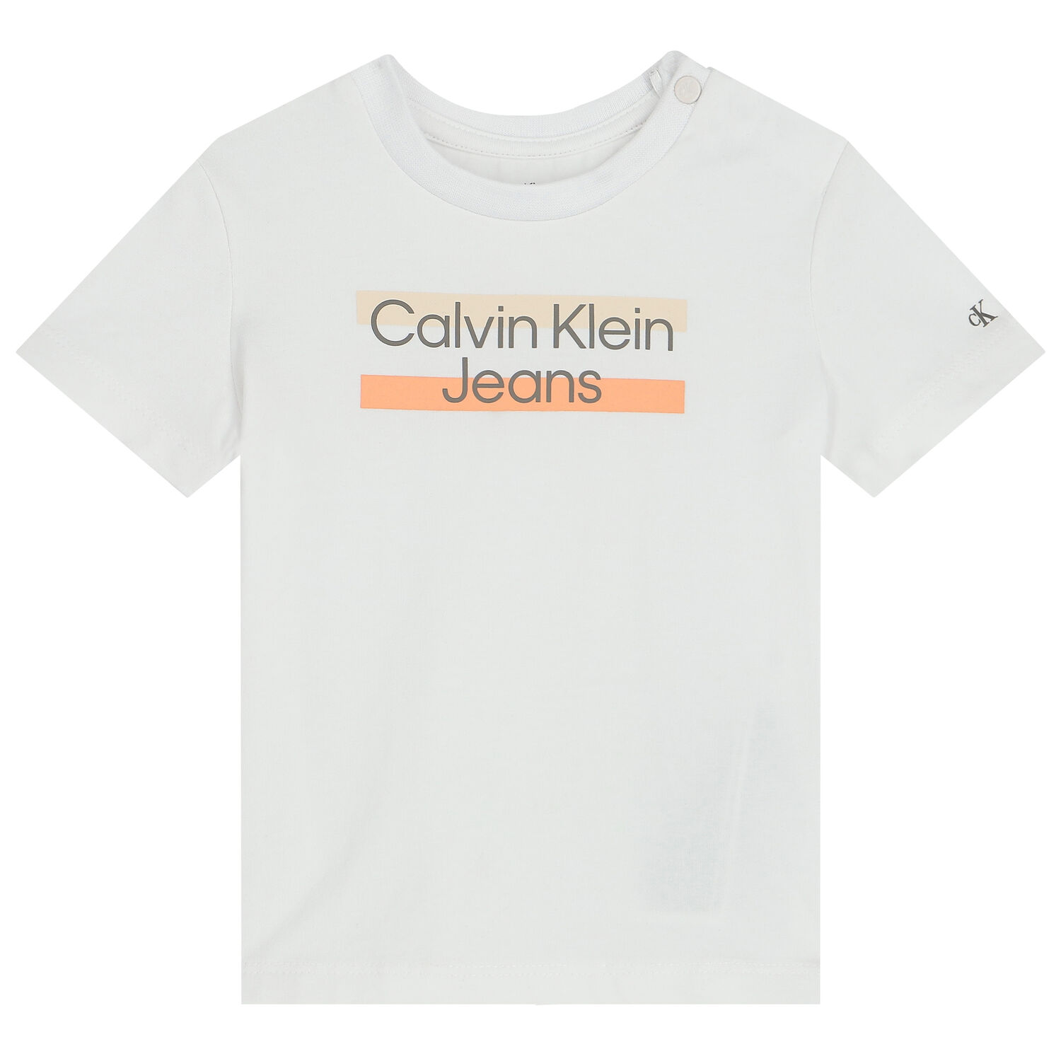 طقم شورت بنات بالشعار باللون الأبيض, 1, hi-res