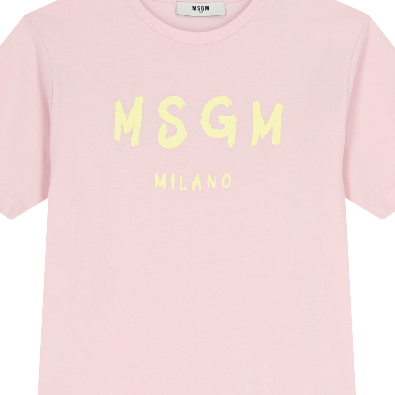 Girls Pink Logo Dress, 3, hi-res