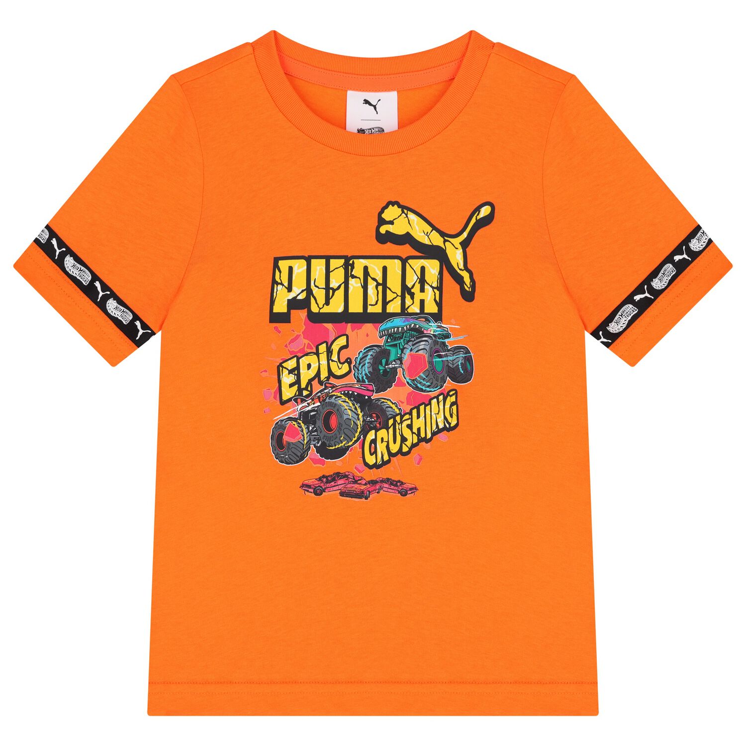 Boys Orange Hot Wheels Graphic T-Shirt, 2, hi-res