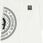 Boys White Logo Shirt, 1, hi-res