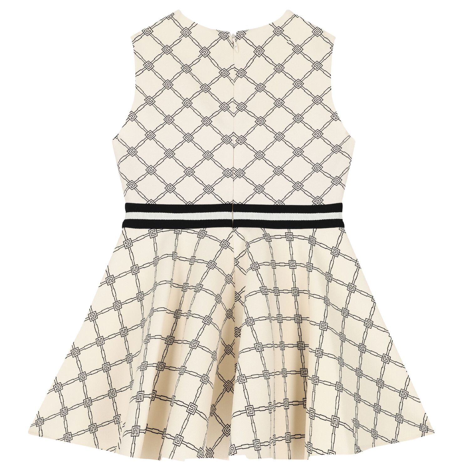 فستان بنات بفيونكة باللون البيج , 1, hi-res image number null