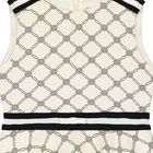 فستان بنات بفيونكة باللون البيج , 1, hi-res