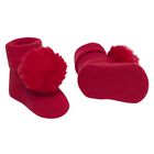 Baby Girls Red Headband & Booties Gift Set, 3, hi-res