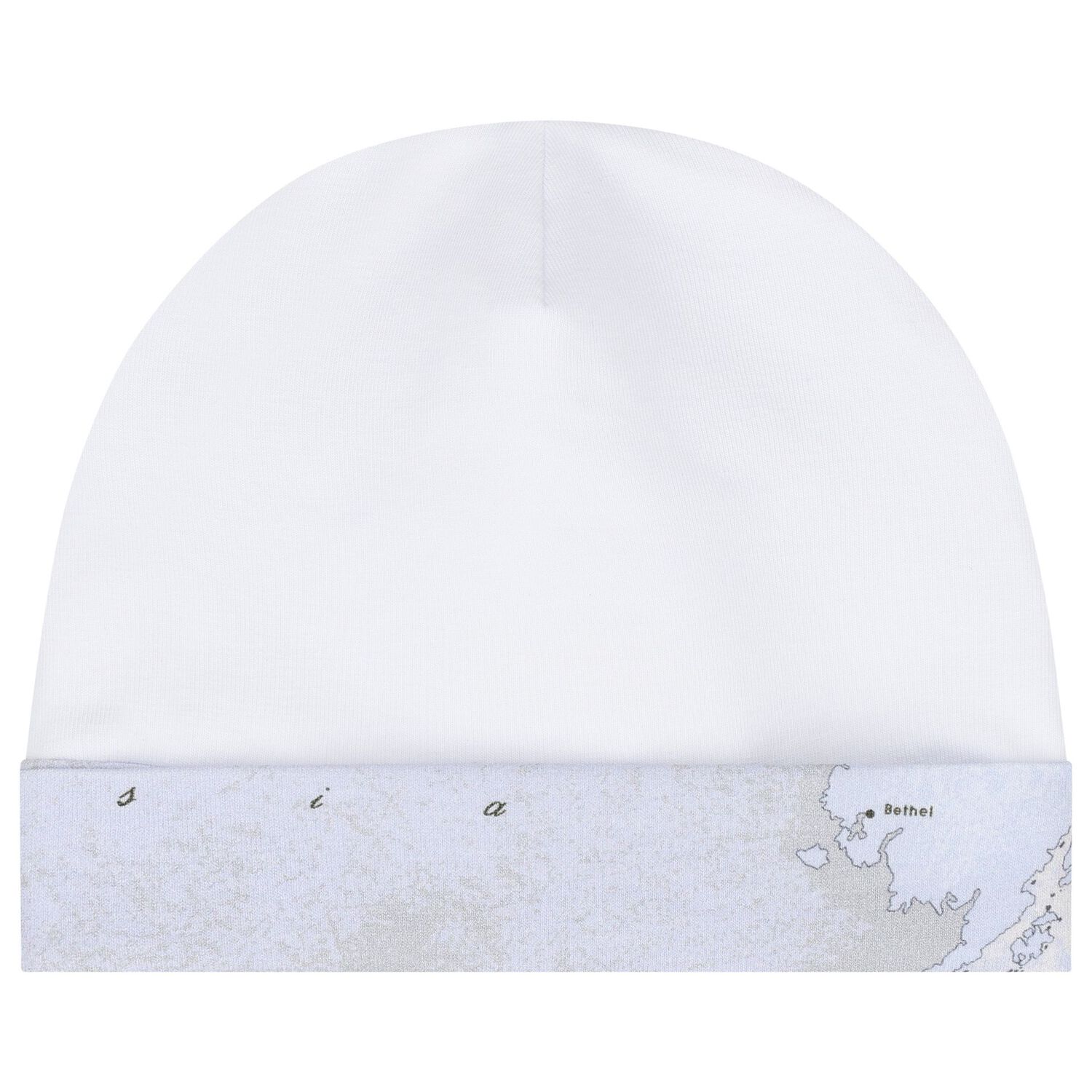 طقم هدية مدس للأولاد بطبعة الخريطة باللون الأبيض و الأزرق, 2, hi-res