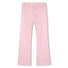 Girls Pink Logo Leggings, 1, hi-res