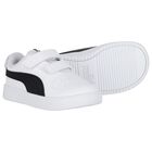 Younger White & Black Rickie Trainers, 1, hi-res