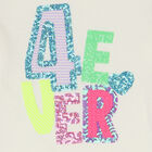 Girls Ivory Embellished Sequin Long Sleeve Top, 1, hi-res