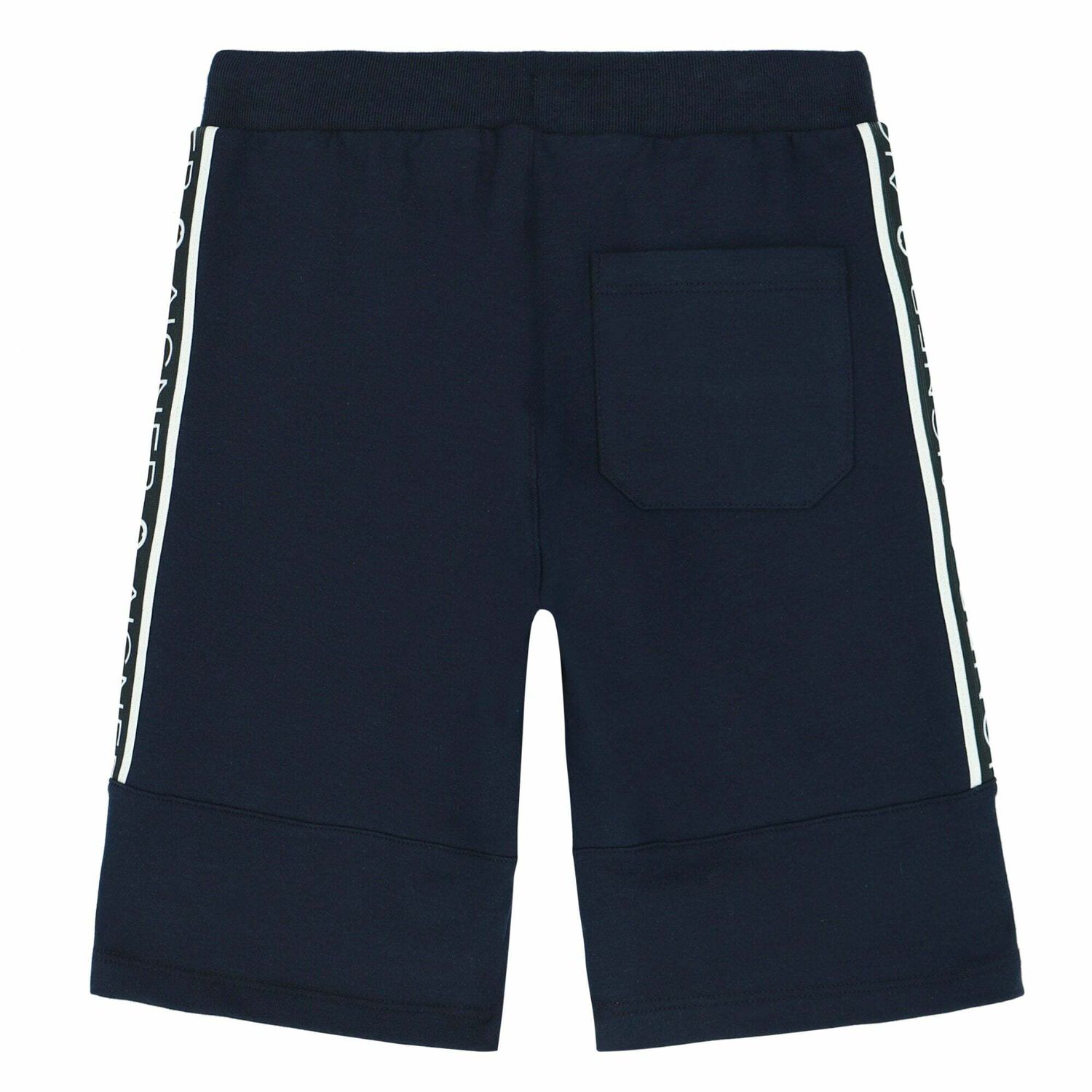 Boys Navy Logo Shorts, 1, hi-res