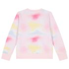 Girls Pink & Yellow Logo Sweatshirt, 1, hi-res