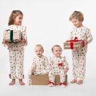 Baby Boys Ivory Festive Babygrow Set, 1, hi-res