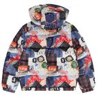 Boys Multi-Coloured Logo Padded Puffer Jacket, 1, hi-res