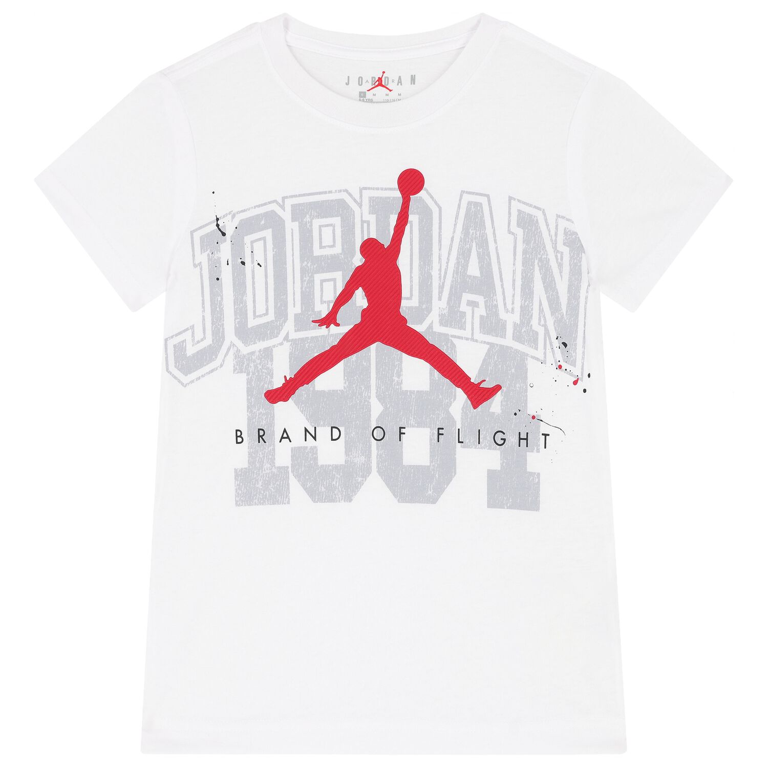 Boys White Jordan Logo T-Shirt, 1, hi-res image number null