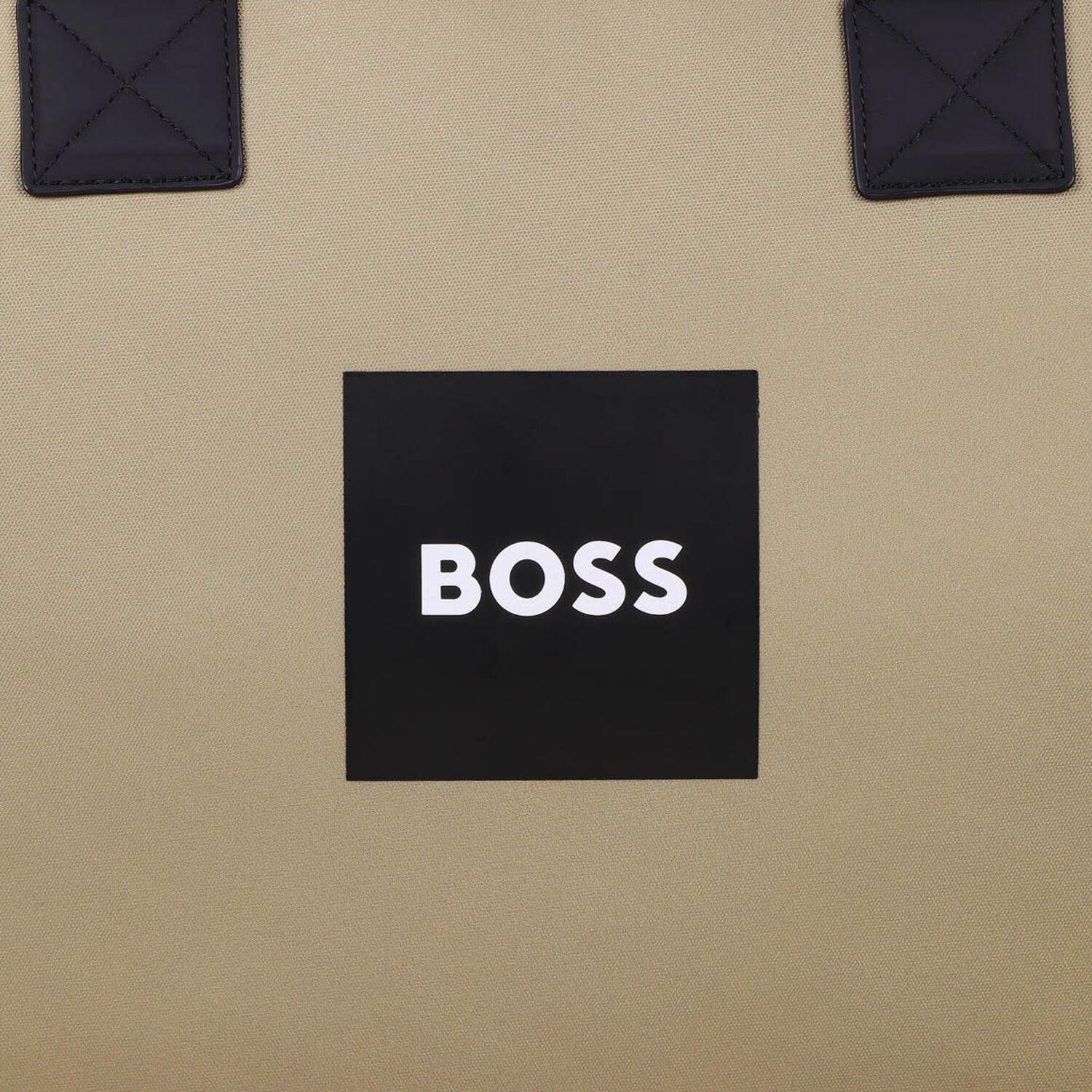 Beige Logo Canvas Baby Changing Bag, 1, hi-res