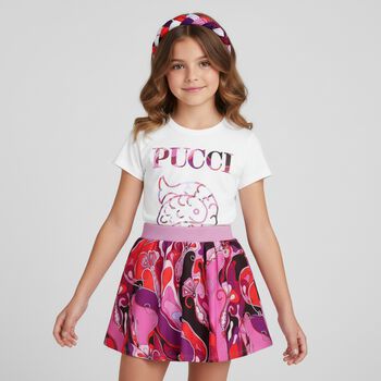 Girls Multi-Coloured Orchidee Skirt