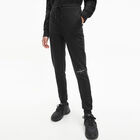 بنطلون رياضي بالشعار باللون الأسود للبنات, 2, hi-res