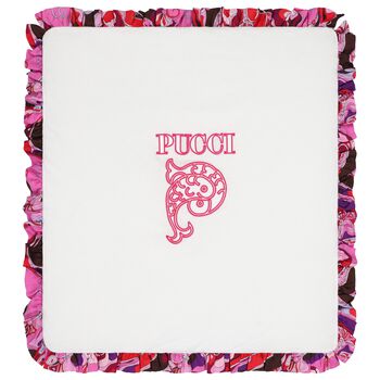 بطانيه اوركيد ب كشكشه باللون العاجى 