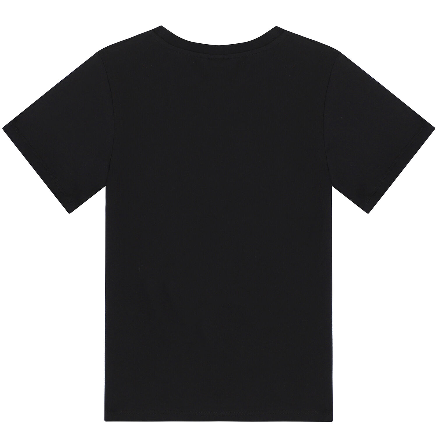 Boys Black Logo T-Shirt, 1, hi-res