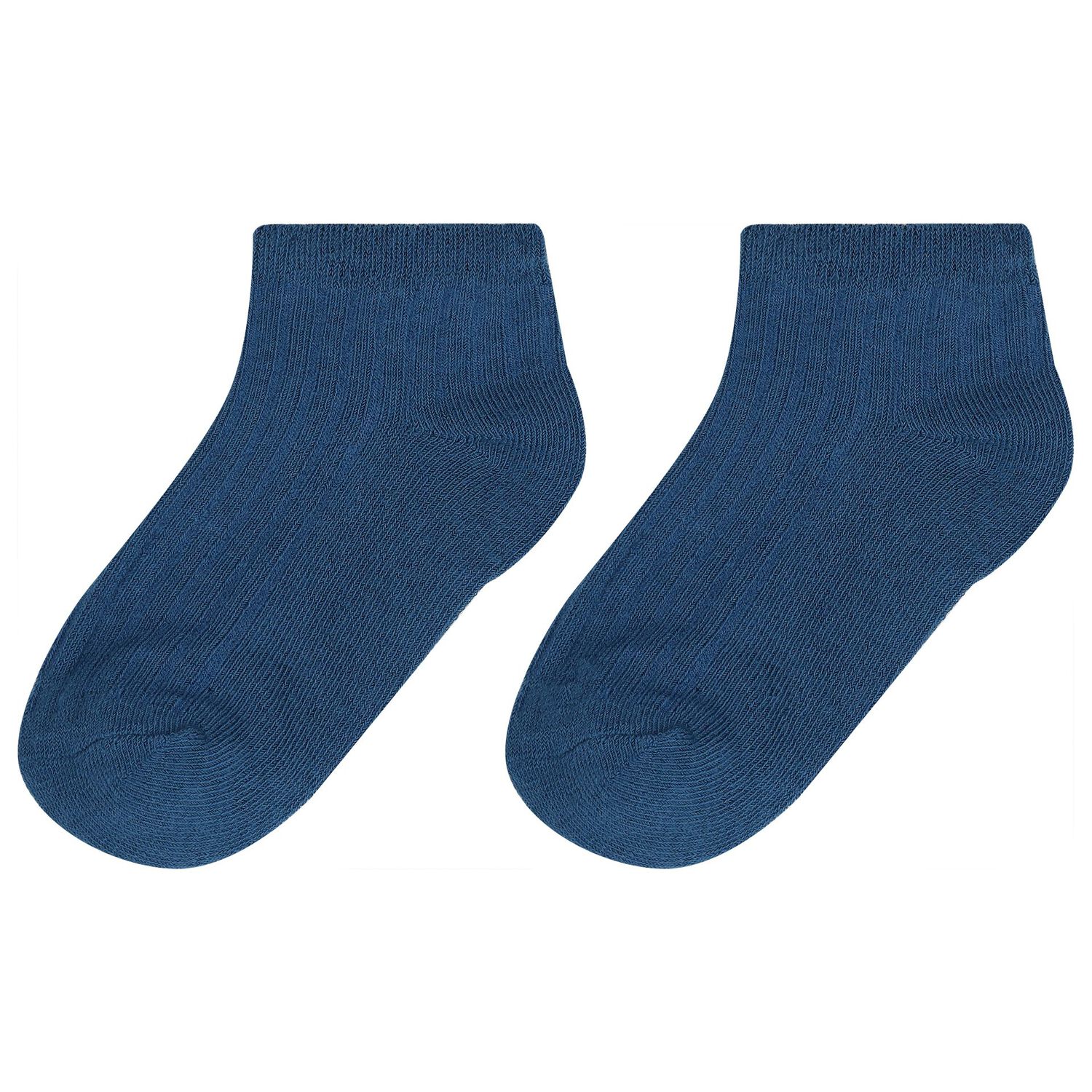 Baby Boys Blue & Ivory Socks (3 Pack), 1, hi-res image number null