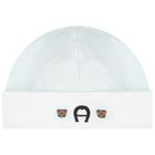 Baby Boys Blue & White Babygrow Set, 1, hi-res