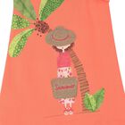 فستان بنات  باللون البرتقالي , 4, hi-res