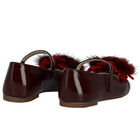 حذاء بنات بفيونكة باللون الاحمر, 1, hi-res