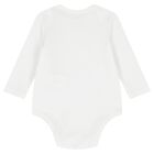 Baby Boys White Polo Bear Bodysuits ( 2 Pack ), 1, hi-res