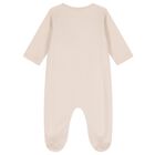 Beige & White Animals Babygrows ( 2-Pack ), 2, hi-res