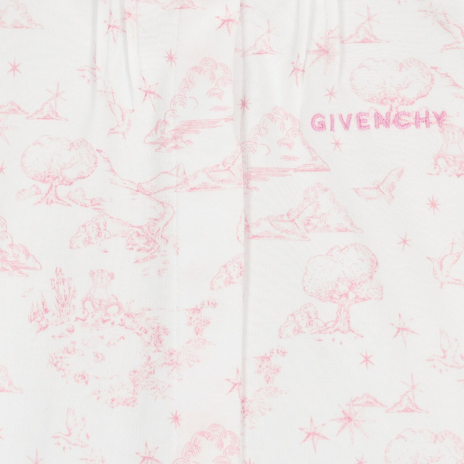 Baby Girls White & Pink Toile de Jouy Babygrow Gift Set, 1, hi-res