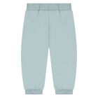 Baby Boys Ivory & Green Tracksuit Set (3 Piece), 3, hi-res