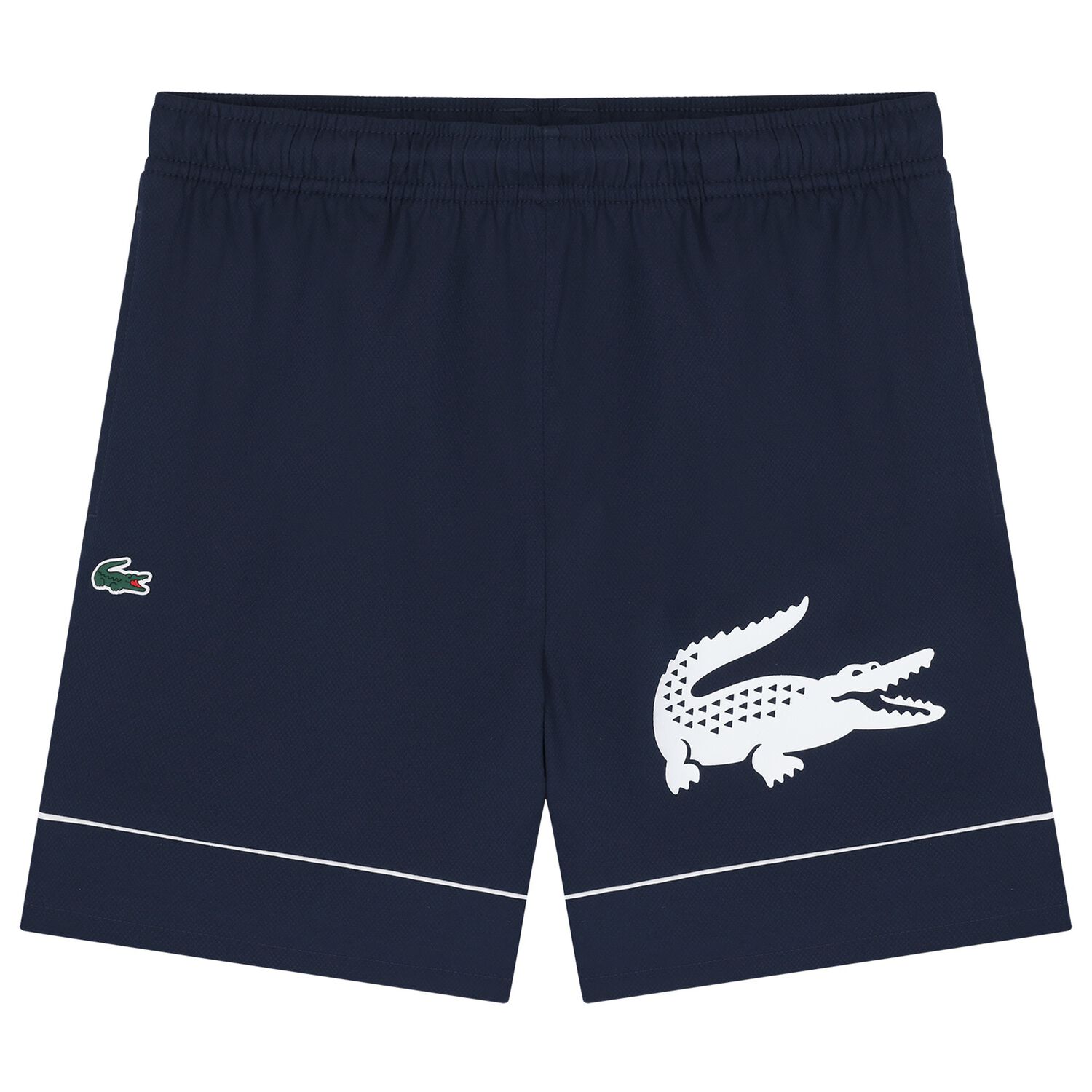 Boys Navy Blue Logo Shorts, 1, hi-res image number null