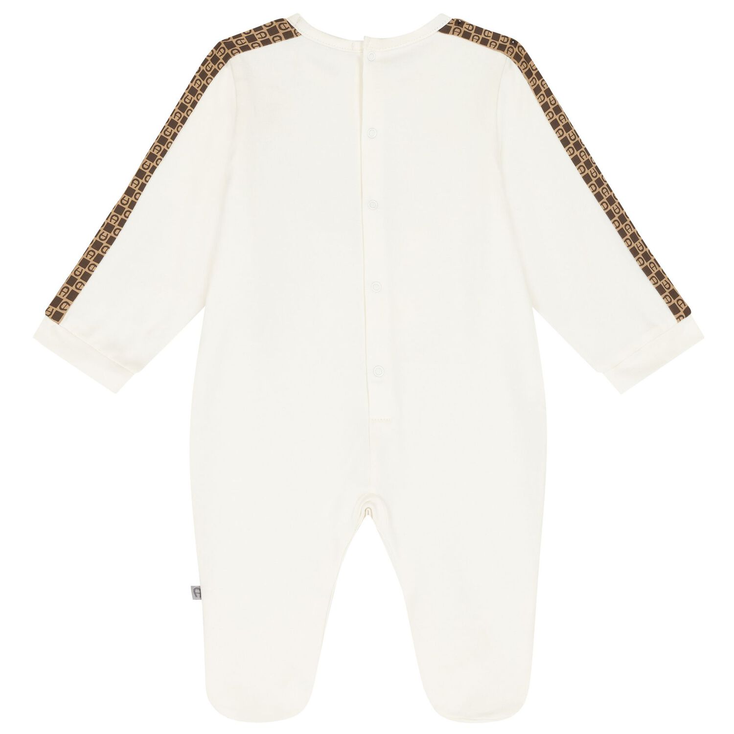 Ivory Logo Teddy Bear Babygrow, 1, hi-res image number null