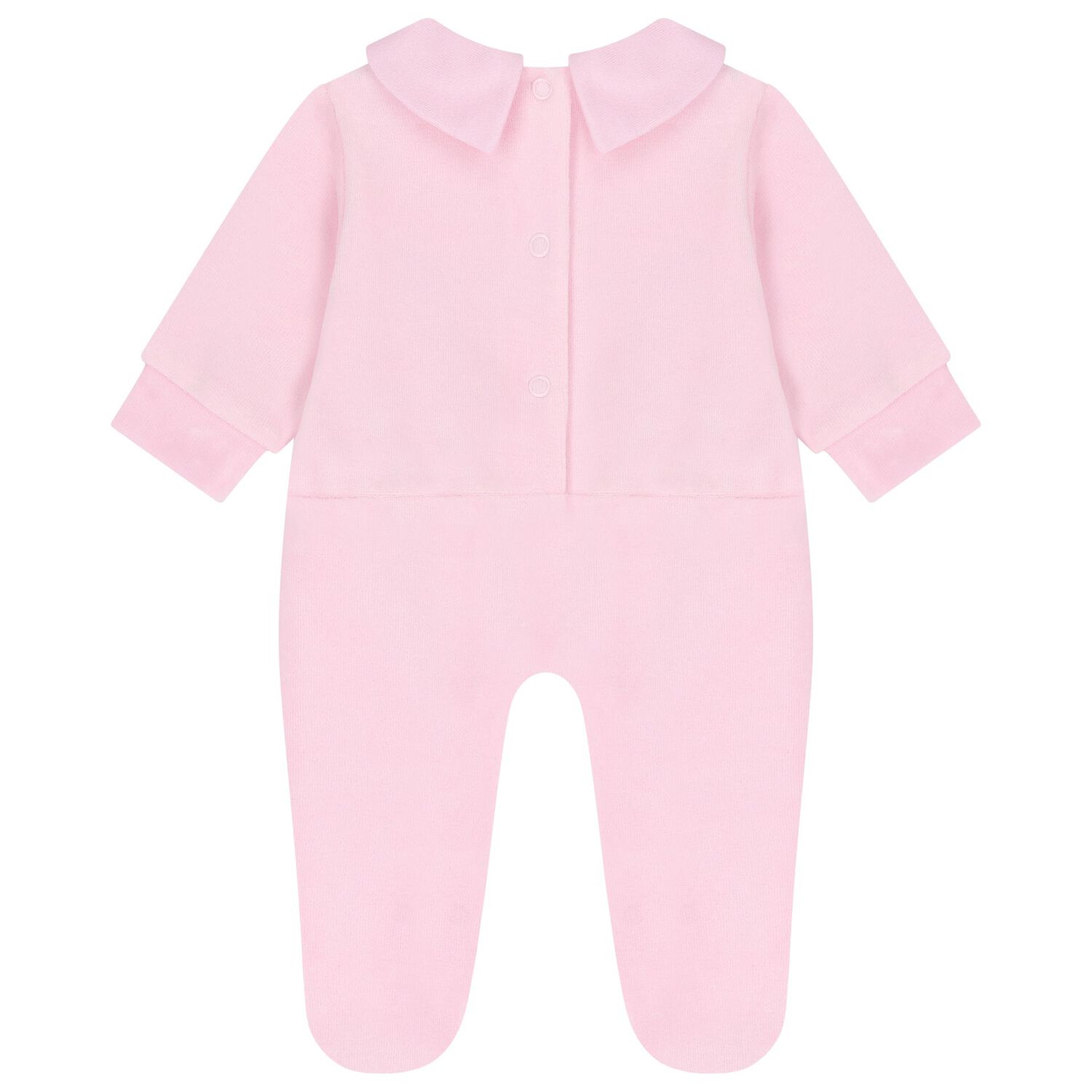 Baby Girls Pink Teddy Bear Babygrow, 3, hi-res