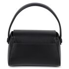 Girls Black Faux Leather Handbag, 1, hi-res