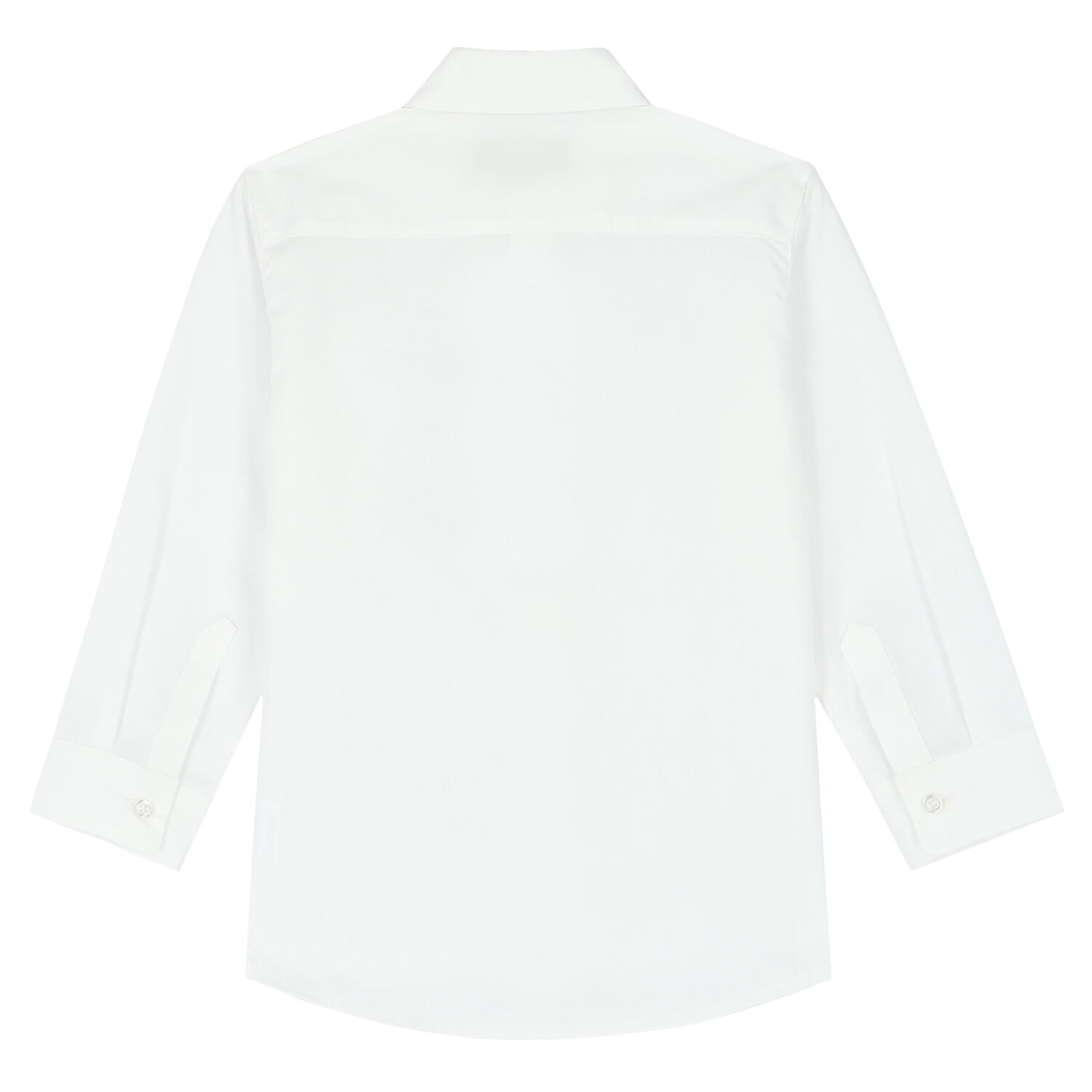 Boys White Logo Shirt, 1, hi-res