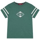 Boys Green Logo T-Shirt, 2, hi-res