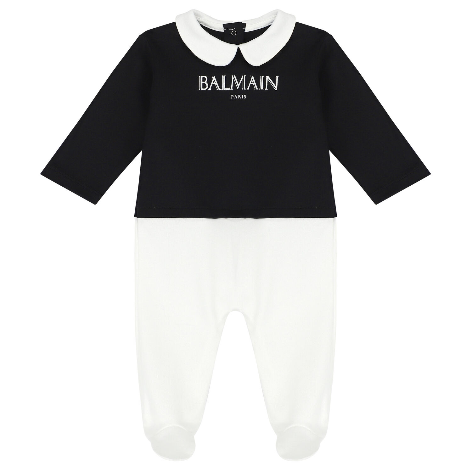 White & Black Logo Babygrow Gift Set, 3, hi-res