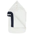 مدس أبيض وأزرق داكن للفتيات الصغيرات, 1, hi-res