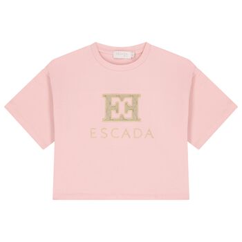 Girls Pink Logo T-Shirt