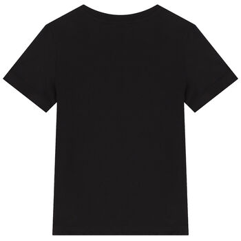 Boys Black Logo T-Shirt