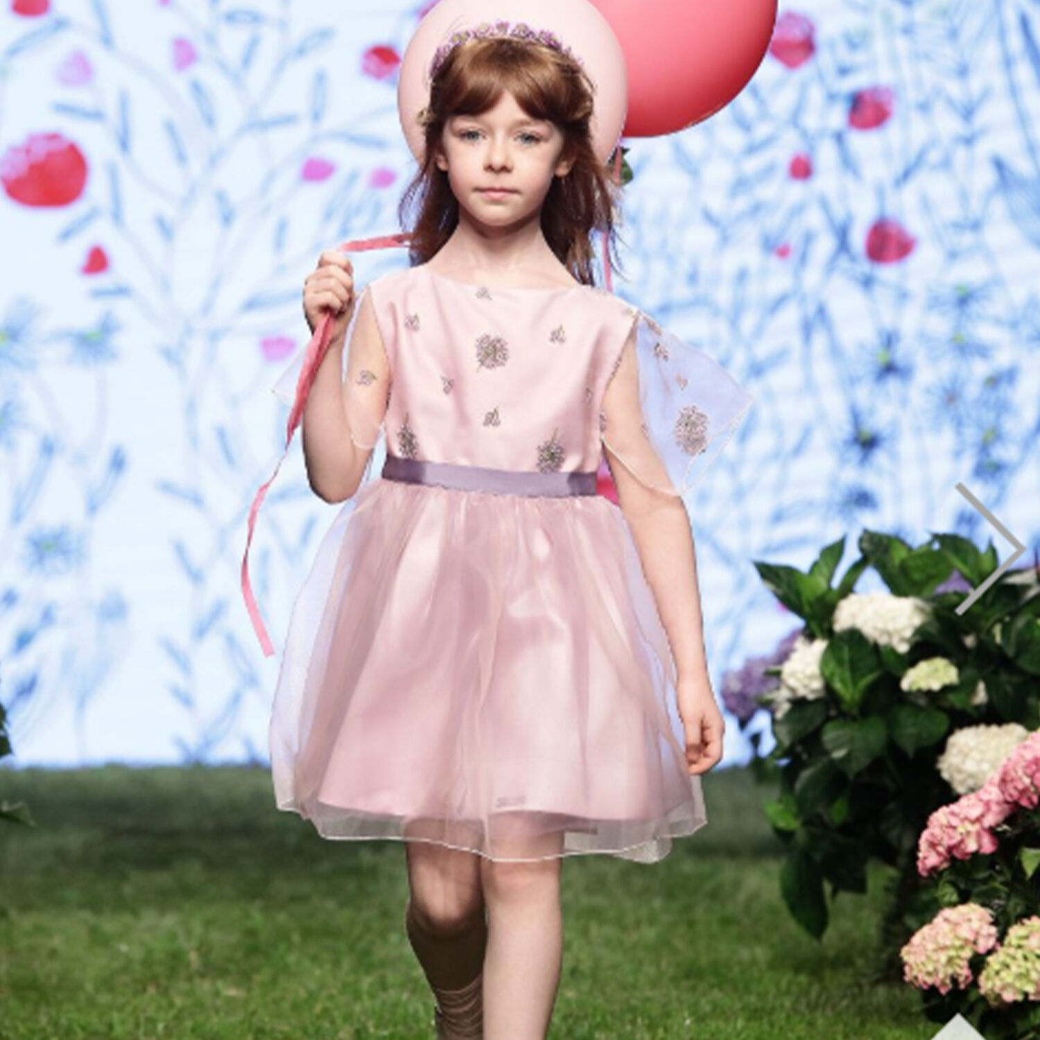 فستان تل لايلاك للبنات, 1, hi-res image number null