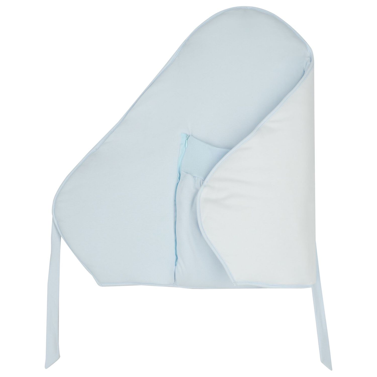 Baby Boys White & Blue Teddy & Train Nest, 1, hi-res