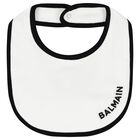 طقم أفرول هدايا بالشعار باللون الأبيض والأسود, 1, hi-res